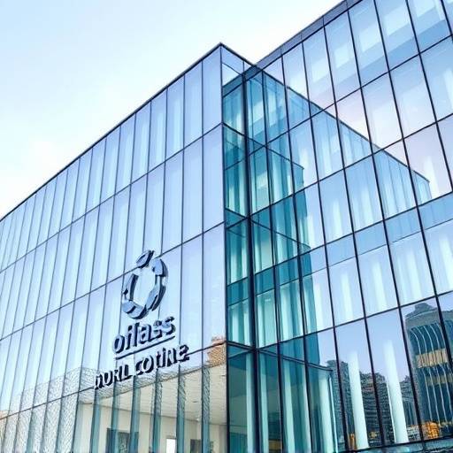 A photo of a beautifully designed modern office building.